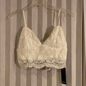 Forever 21 Lace Crop Top